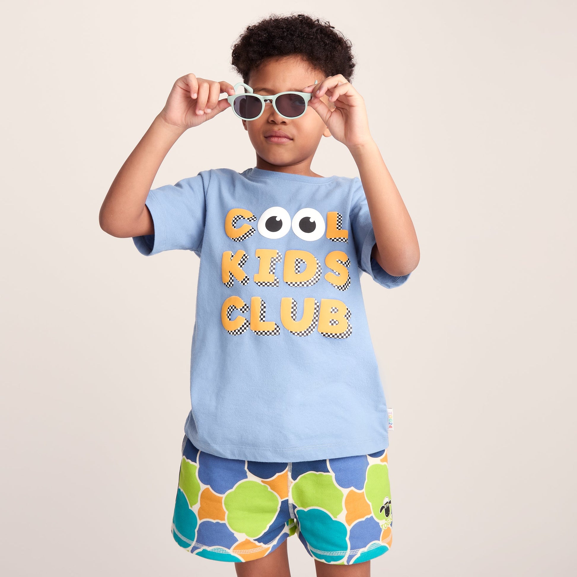 Suffolk Kids Shaun the Sheep T-Shirt - Bluebell