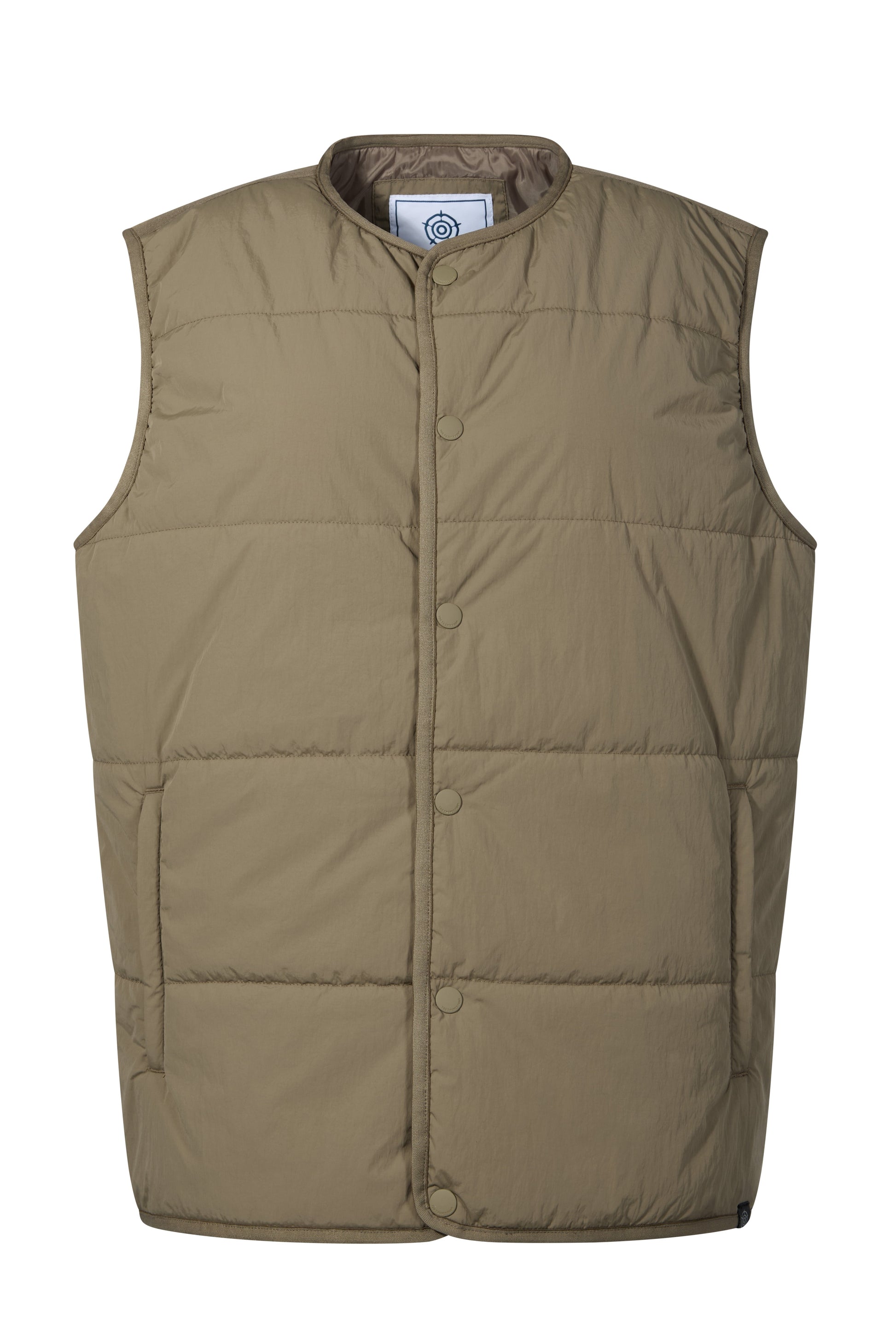 Sutterby Mens Shower Resistant Insulated Gilet - Mushroom