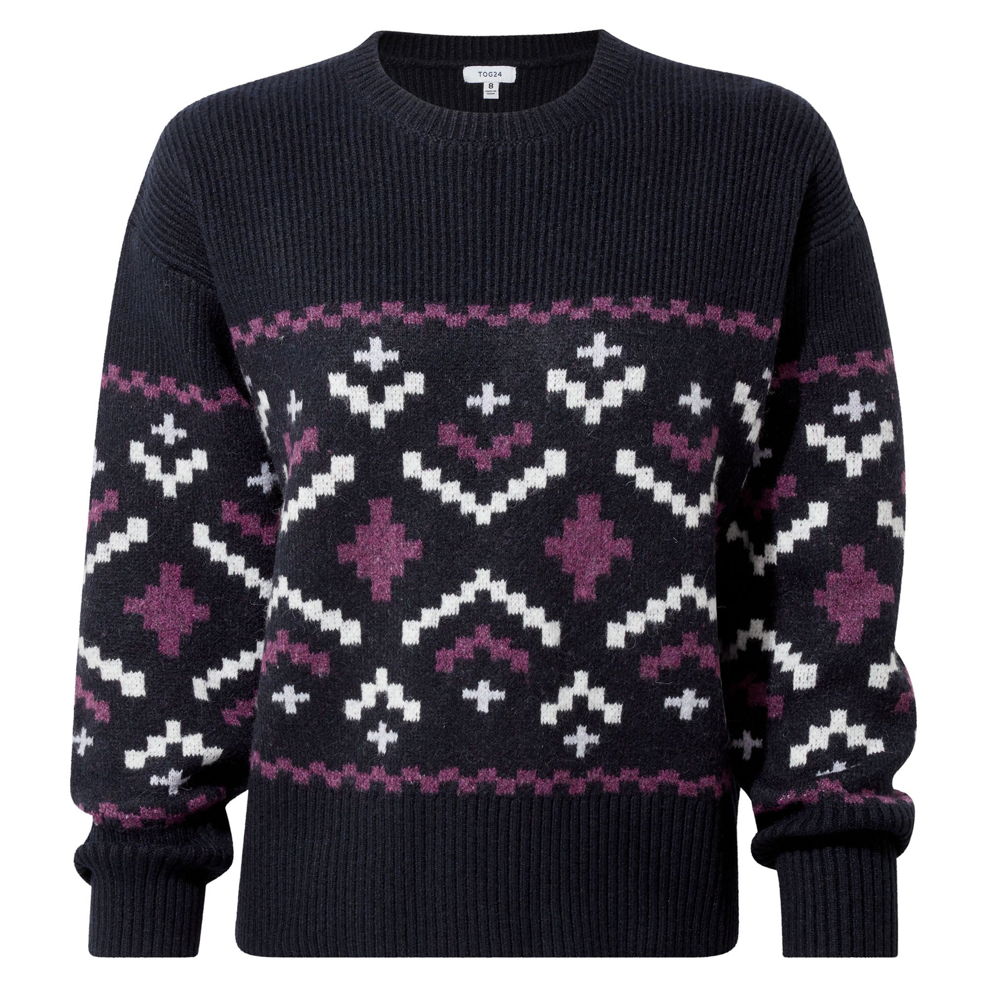 Tamara Womens Chunky Knitted Jumper - Dark Indigo