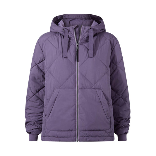Tasker Womens Lightweight Insulated Quilted Jacket - Smokey Purple