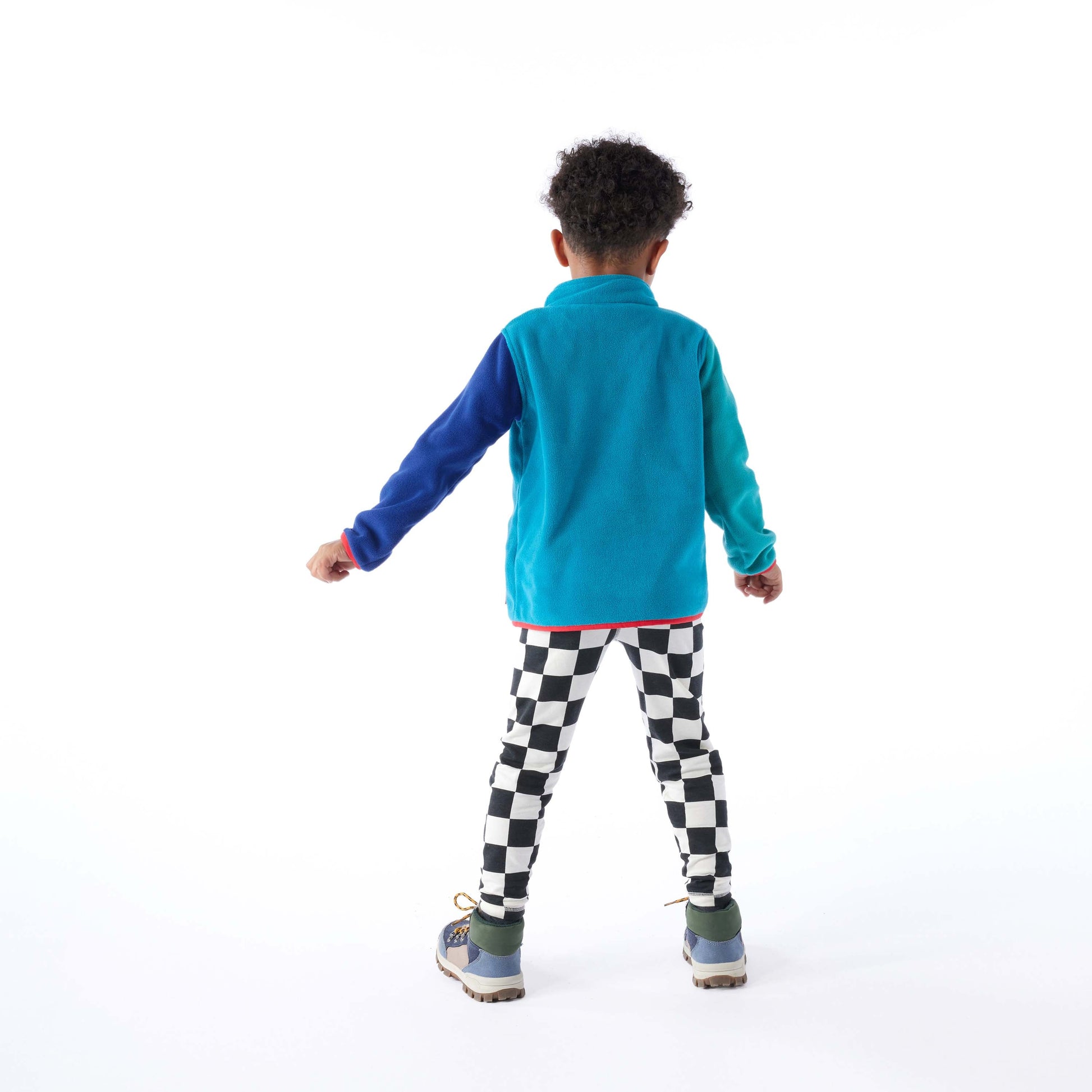 Texel Kids Shaun the Sheep Fleece Zip Neck - Ocean Blue