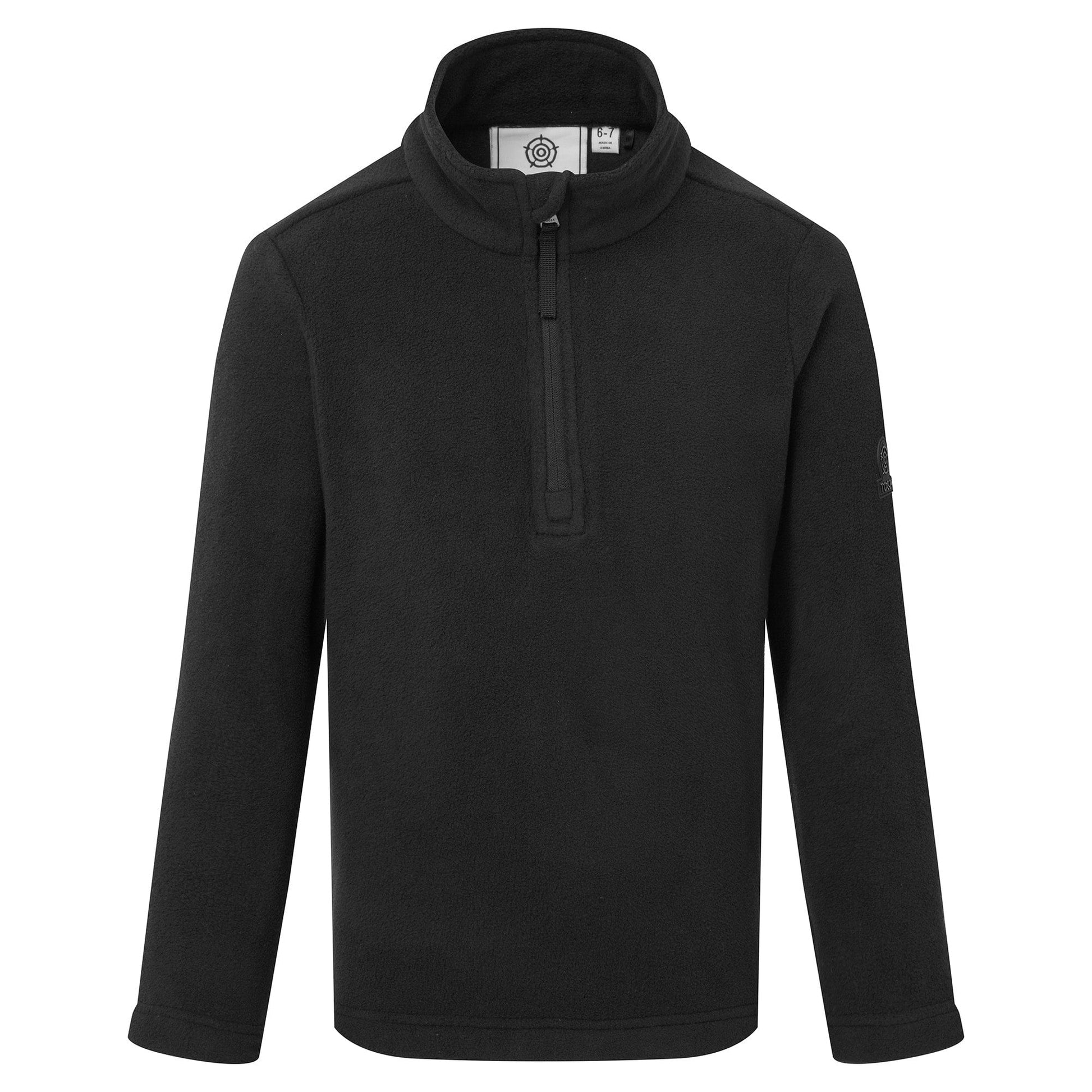 Toffolo Kids Zipneck Fleece - Black