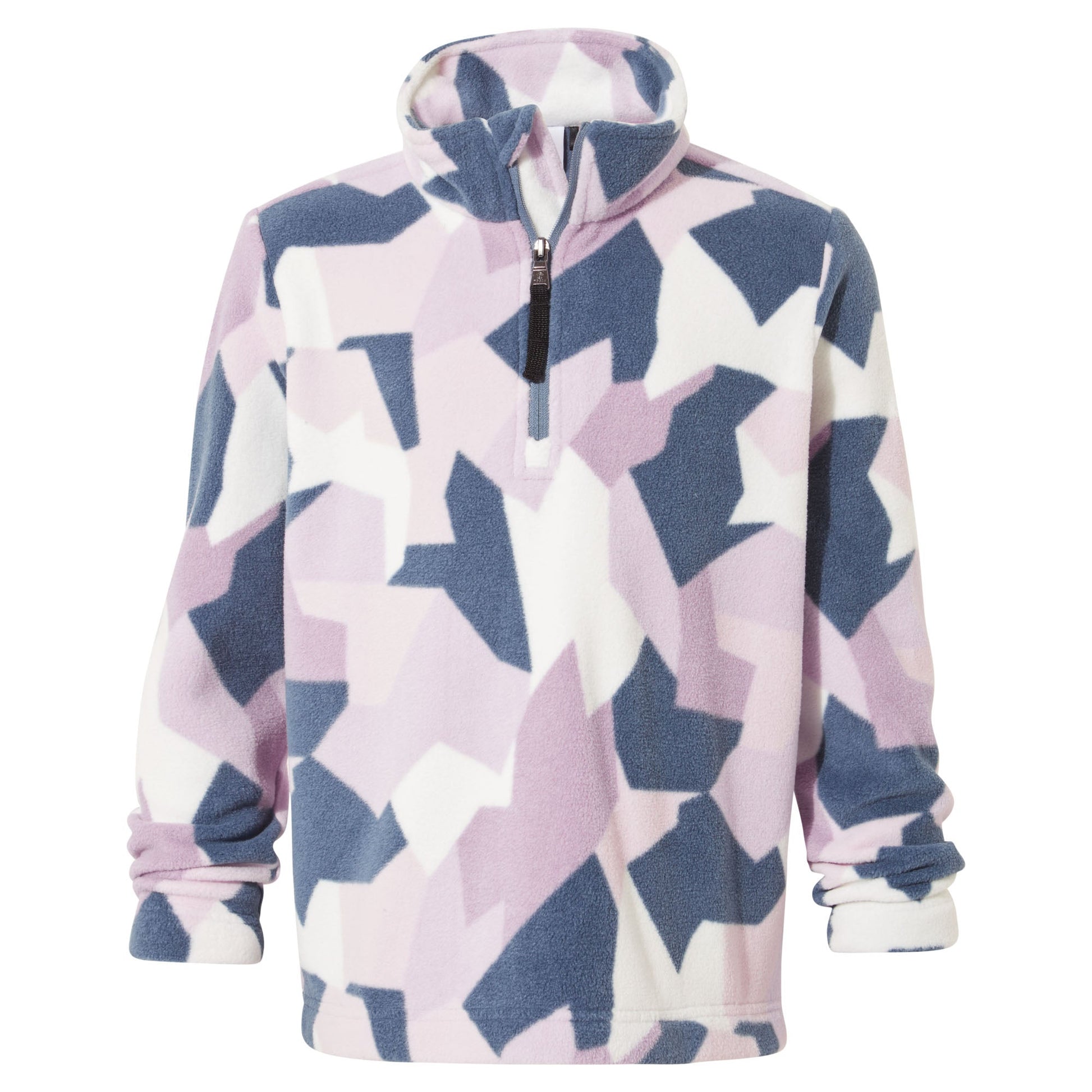 Toffolo Kids Zipneck Fleece - Abstract Mountain Print