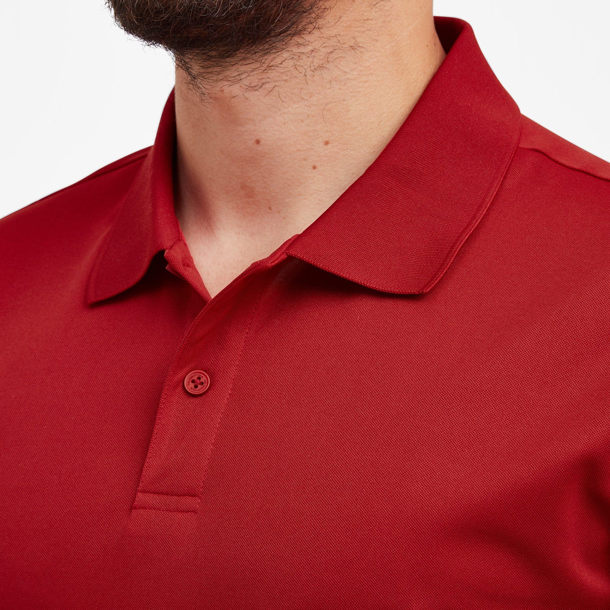 Torres Mens Tech Polo - Chilli