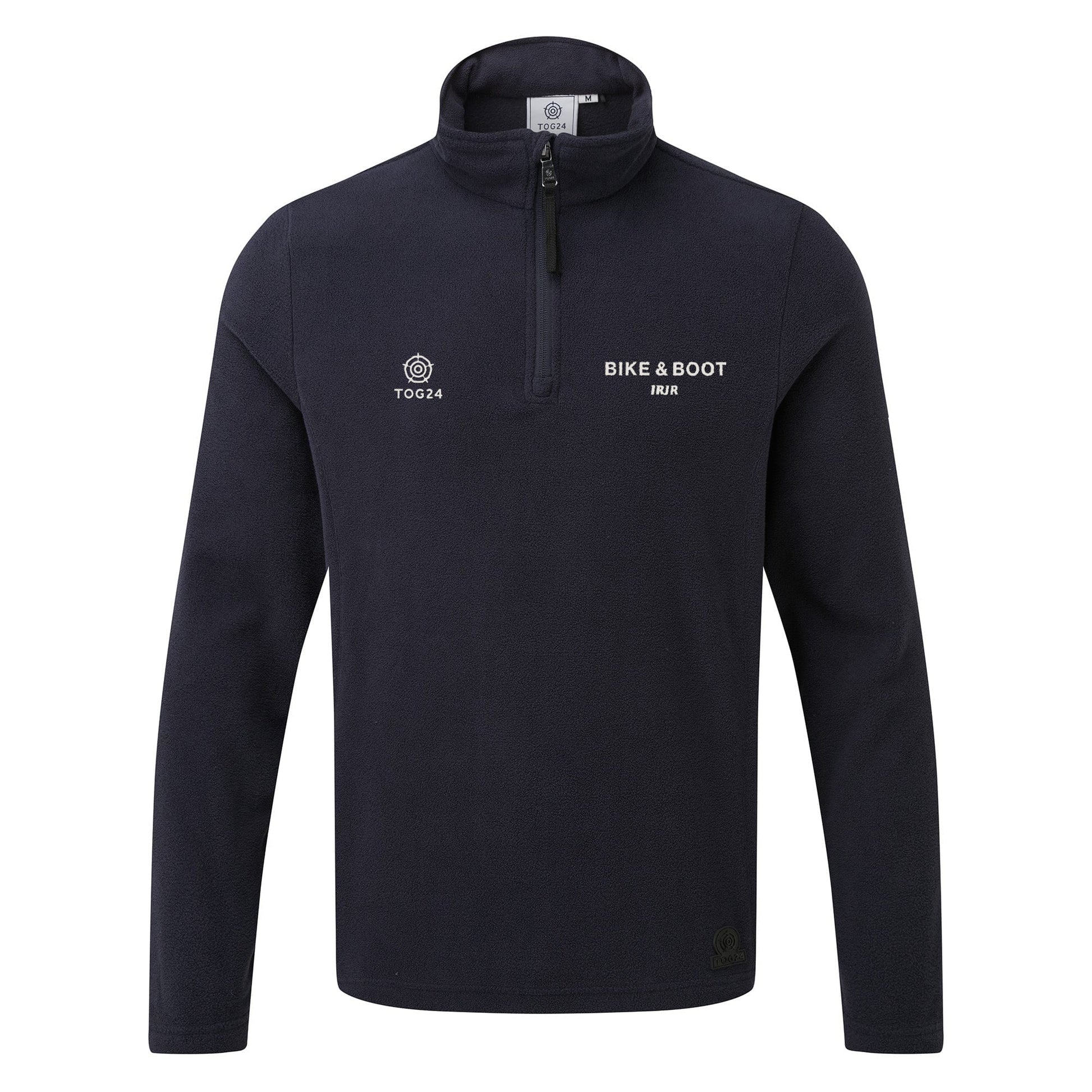 Bike & Boot Mens - Treeton Fleece Zipneck Navy