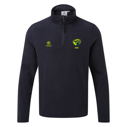 West Yorkshire Hawks Mens - Treeton Fleece Zipneck Navy