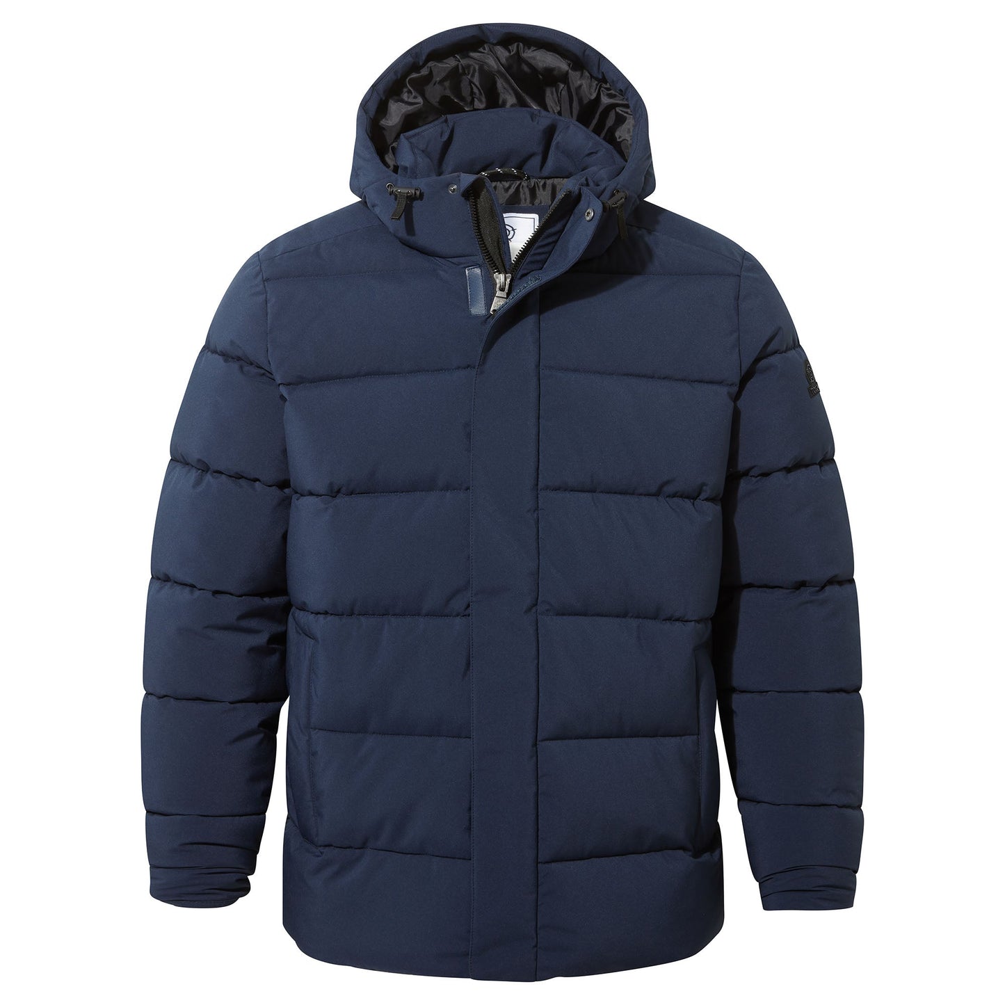 Tunnard Mens Short Shower Resistant Insulated Jacket - Dark Indigo