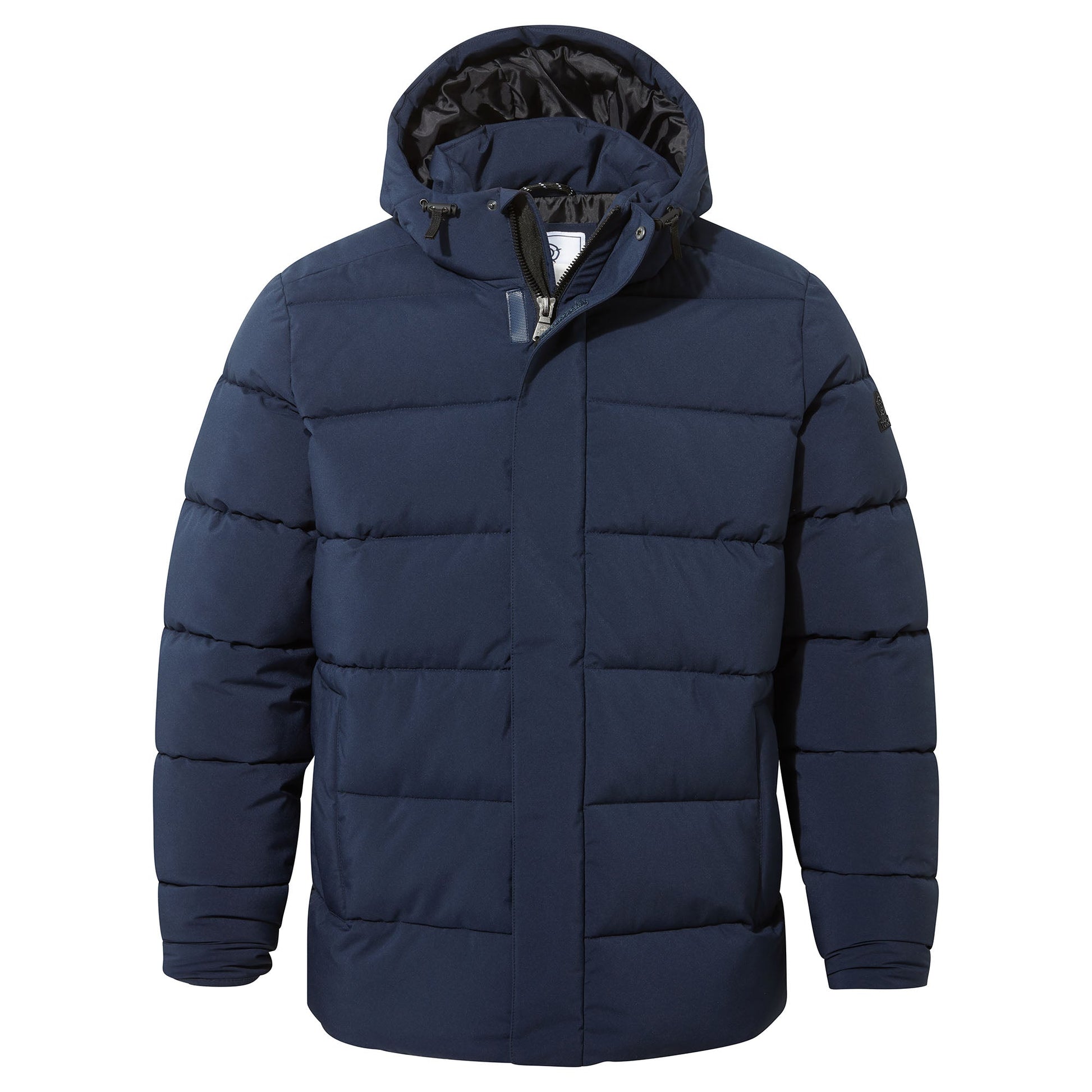 Tunnard Mens Short Shower Resistant Insulated Jacket - Dark Indigo