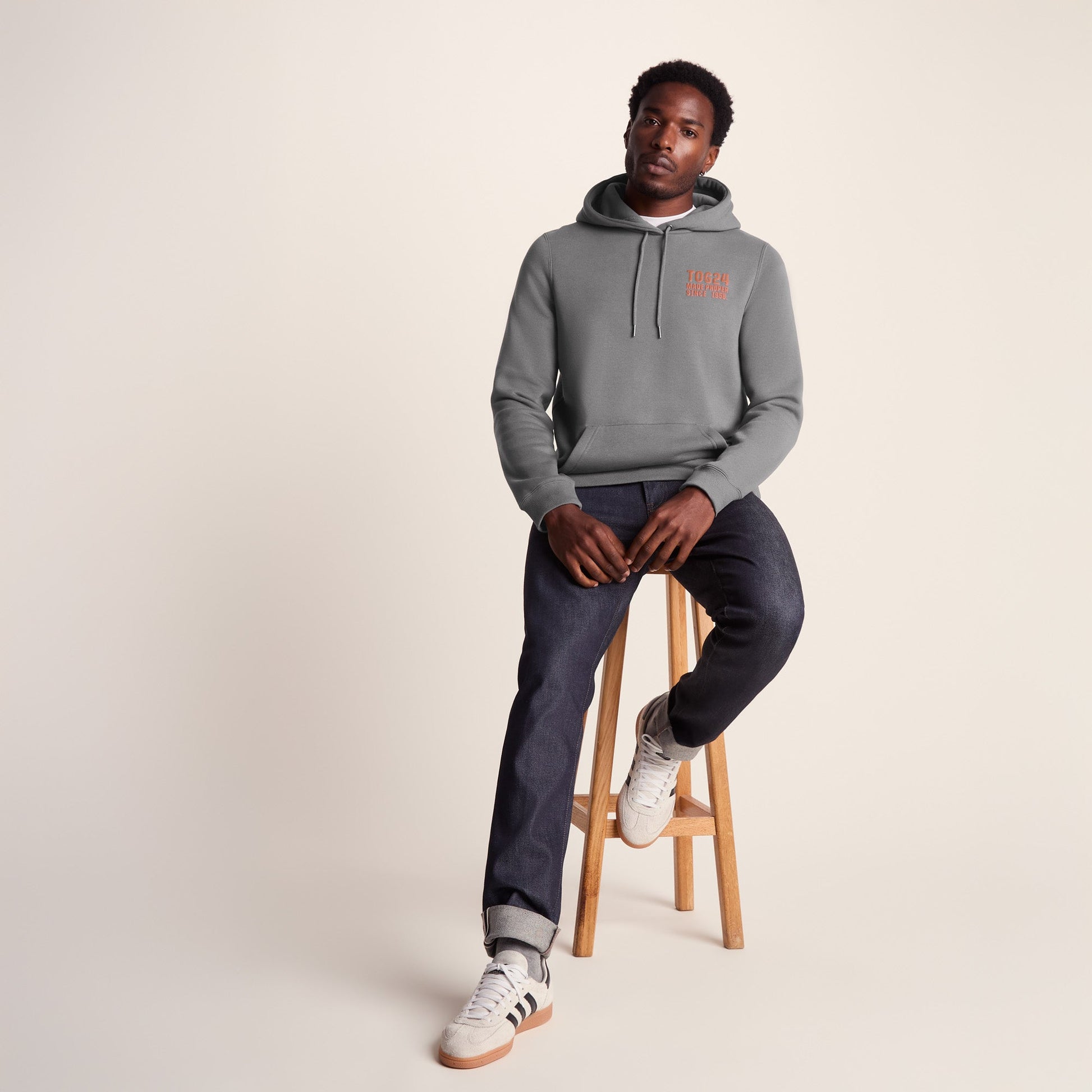 Whalley Mens Supersoft Hoody - Steel Grey