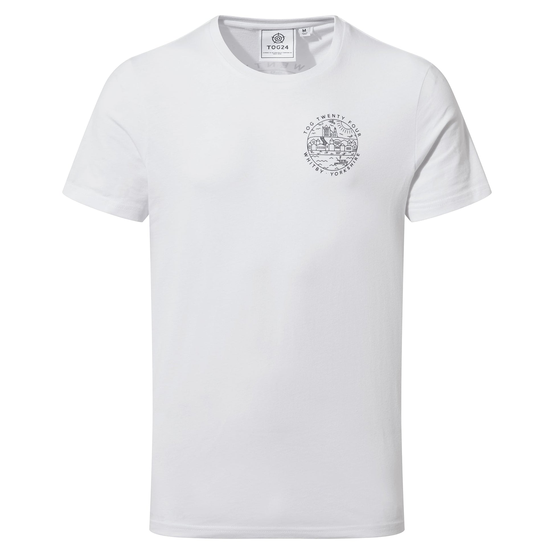 Whitby Mens 100% Cotton Supersoft T-Shirt - White