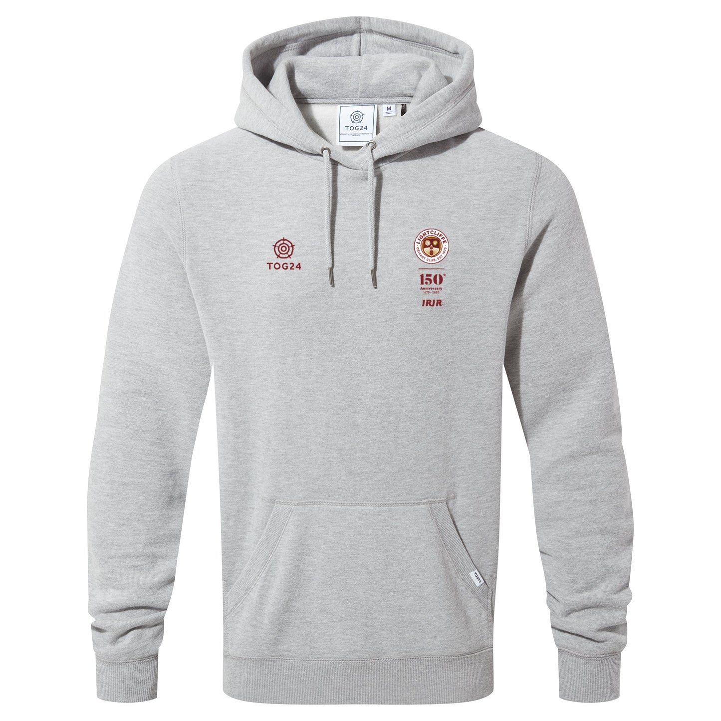Lightcliffe CC Mens - Wyke Hoody Mid Grey Marl