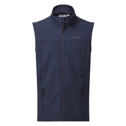 Feizor Mens Shower Resistant Softshell Gilet - Navy