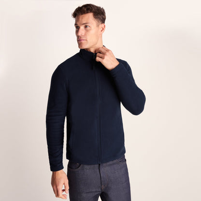 Revive Mens Fleece Jacket - Dark Indigo