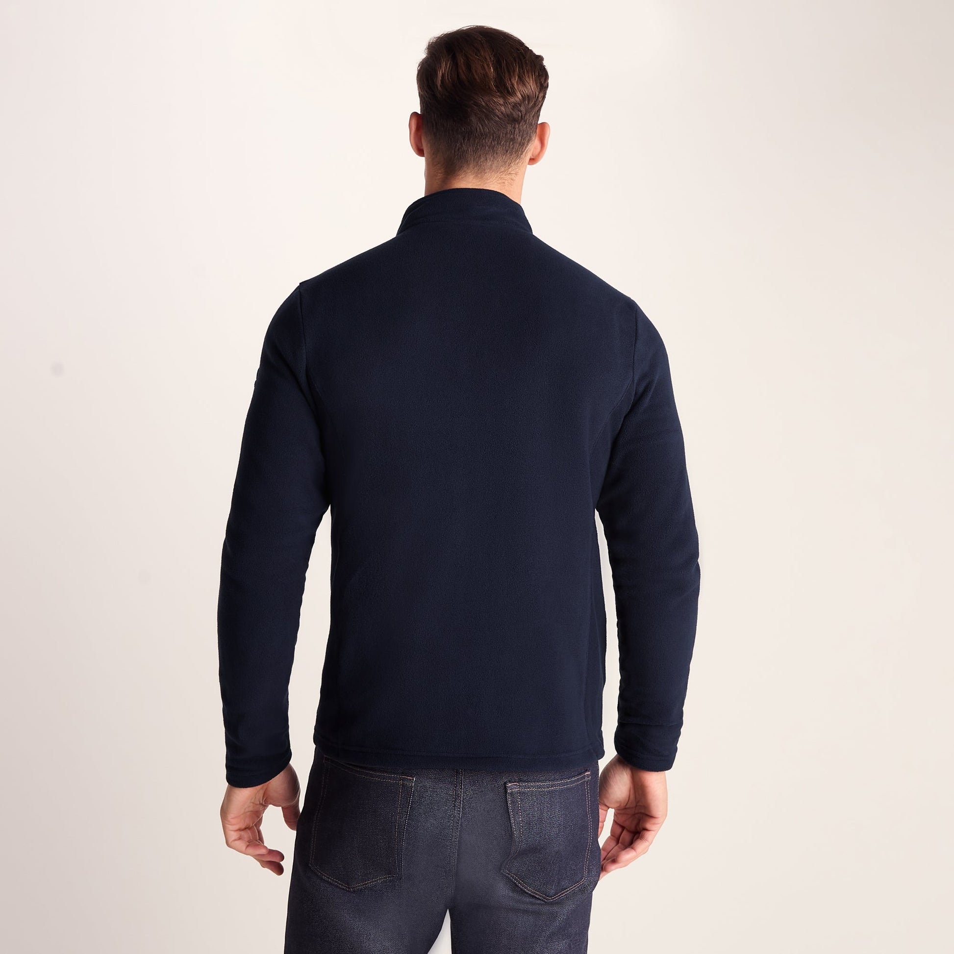 Revive Mens Fleece Jacket - Dark Indigo
