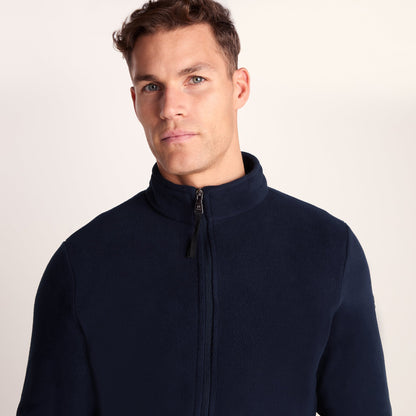 Revive Mens Fleece Jacket - Dark Indigo