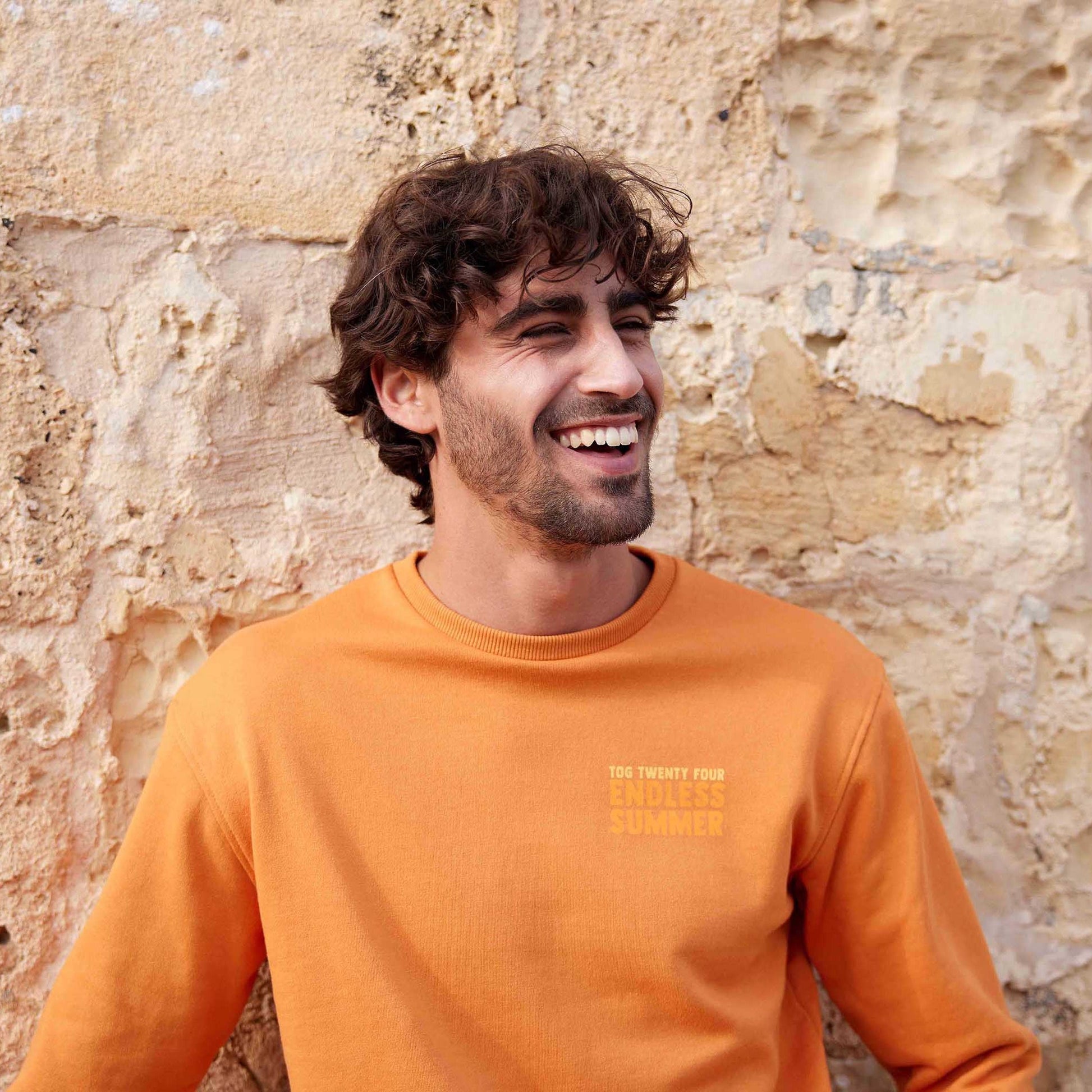 Alaric Mens Supersoft Sweatshirt - Warm Sand