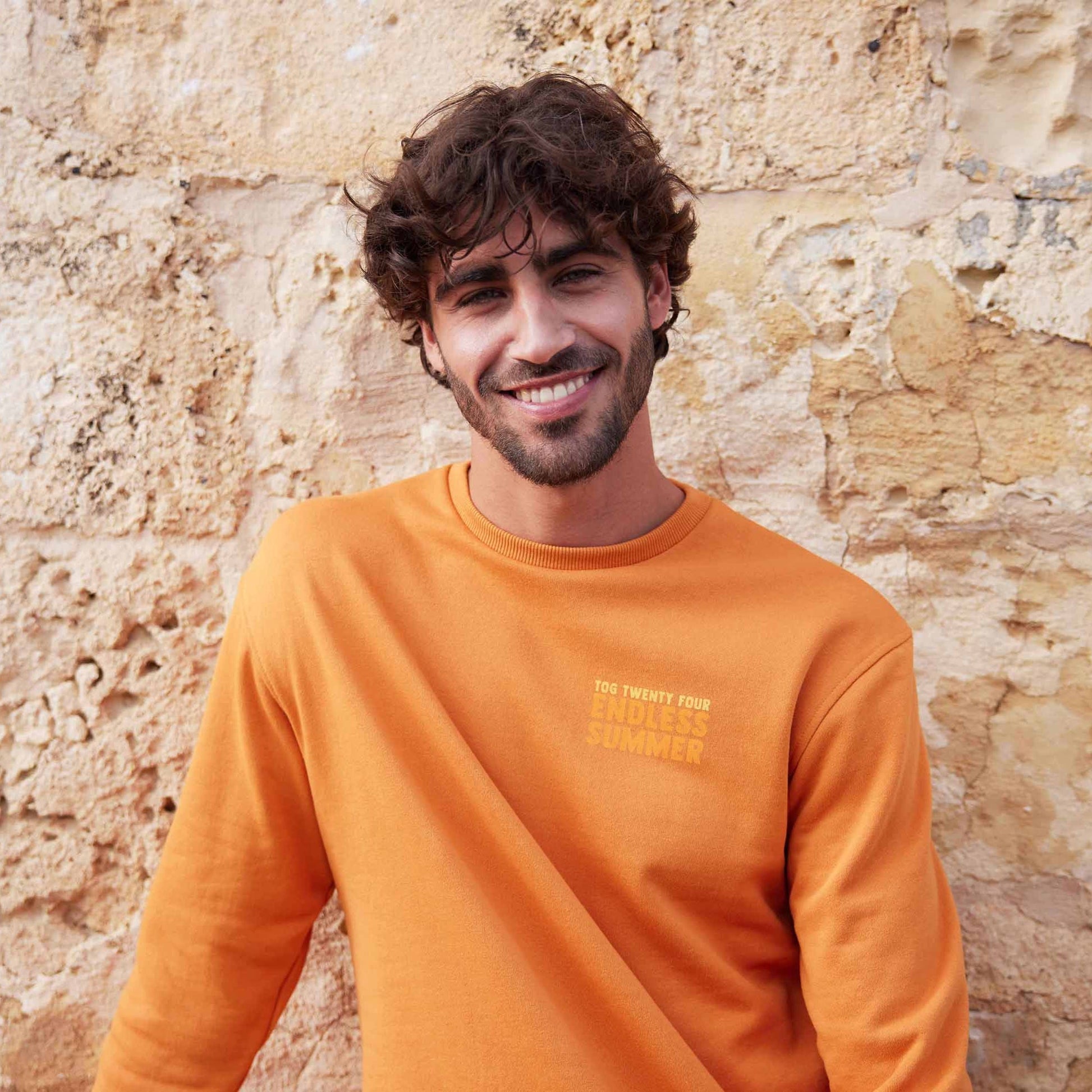 Alaric Mens Supersoft Sweatshirt - Warm Sand