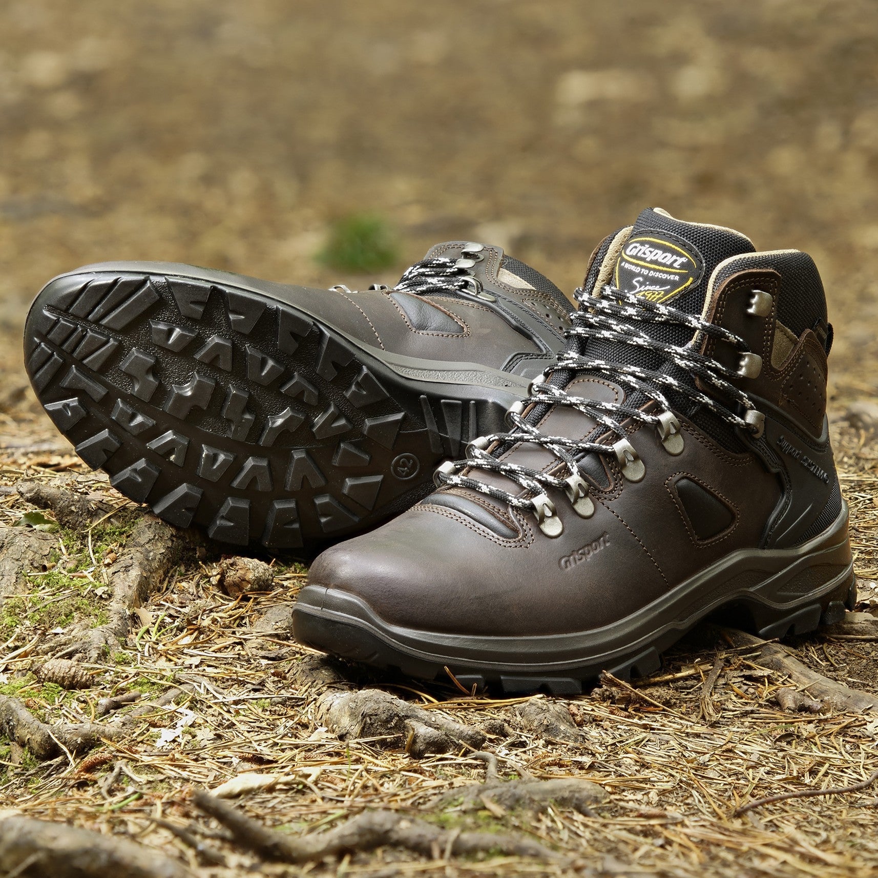 Grisport Apex Leather Walking Boot - Brown