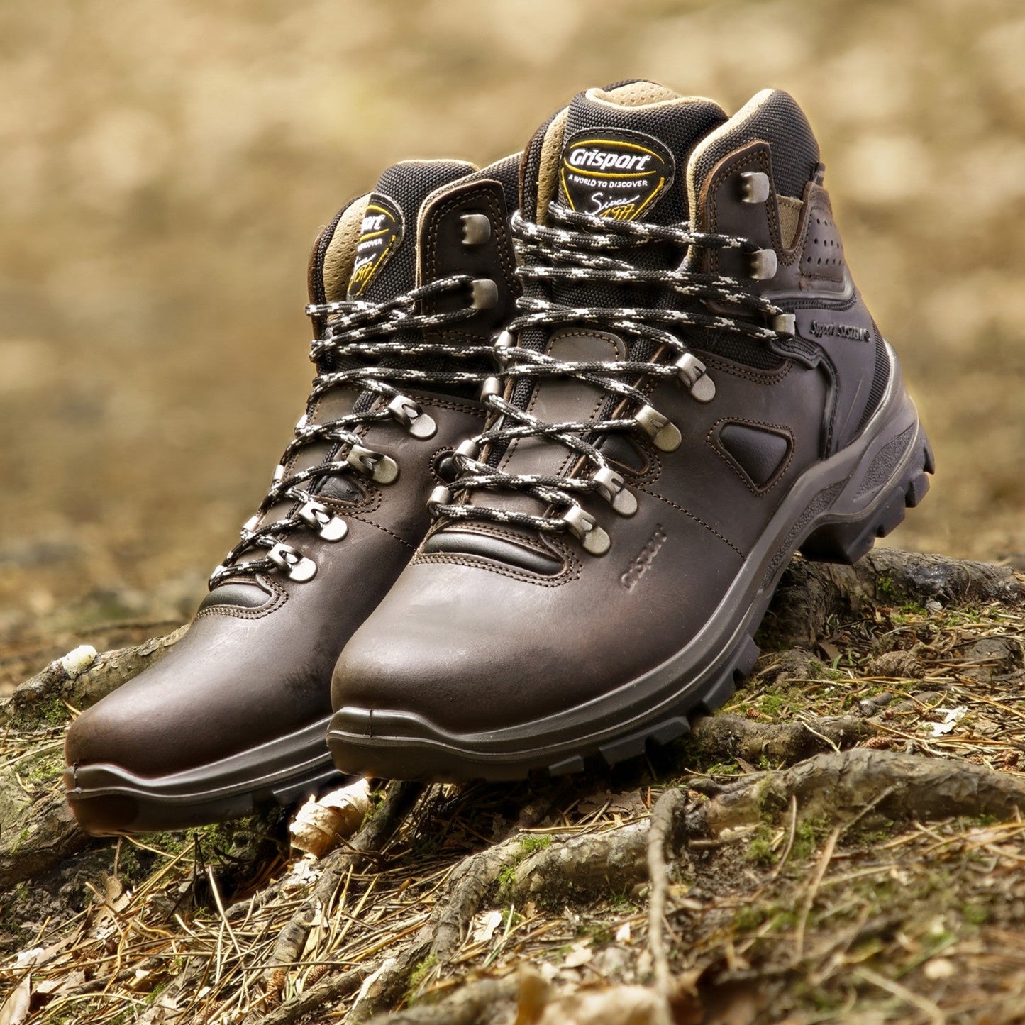 Grisport Apex Leather Walking Boot - Brown