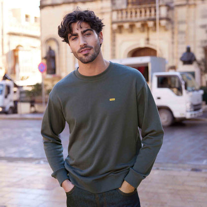 Barnaby Mens Relaxed Fit Supersoft Sweat - Deep Slate