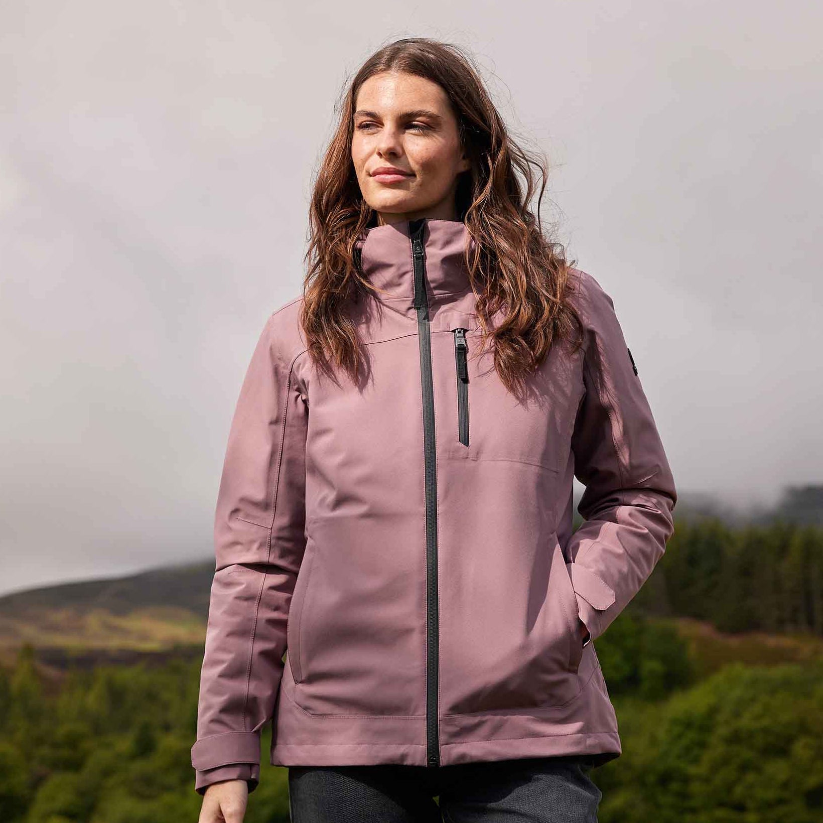 Beverley Womens 3-in-1 Waterproof Jacket - Mauve