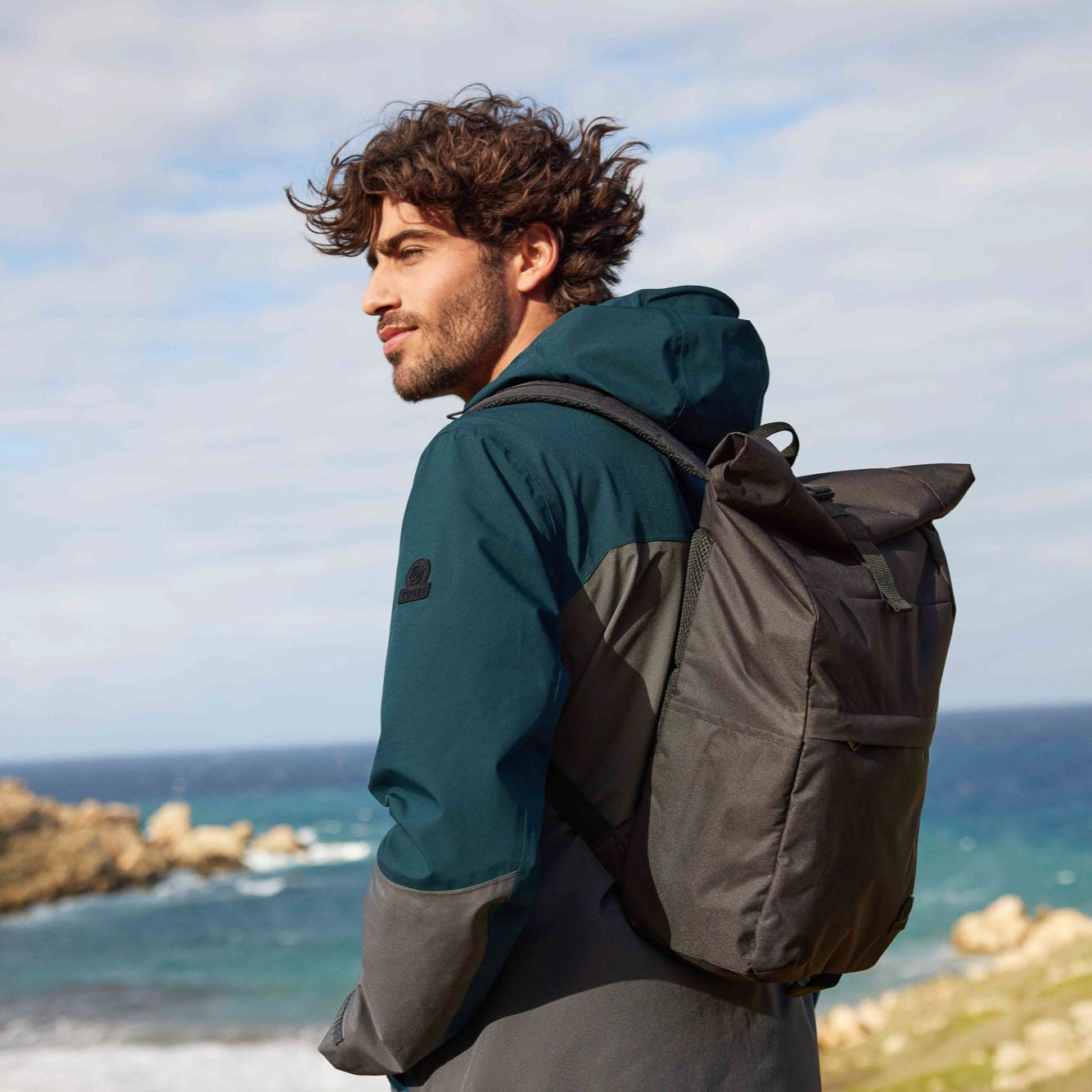 Bowston Mens Performance Waterproof Jacket - Petrol Green