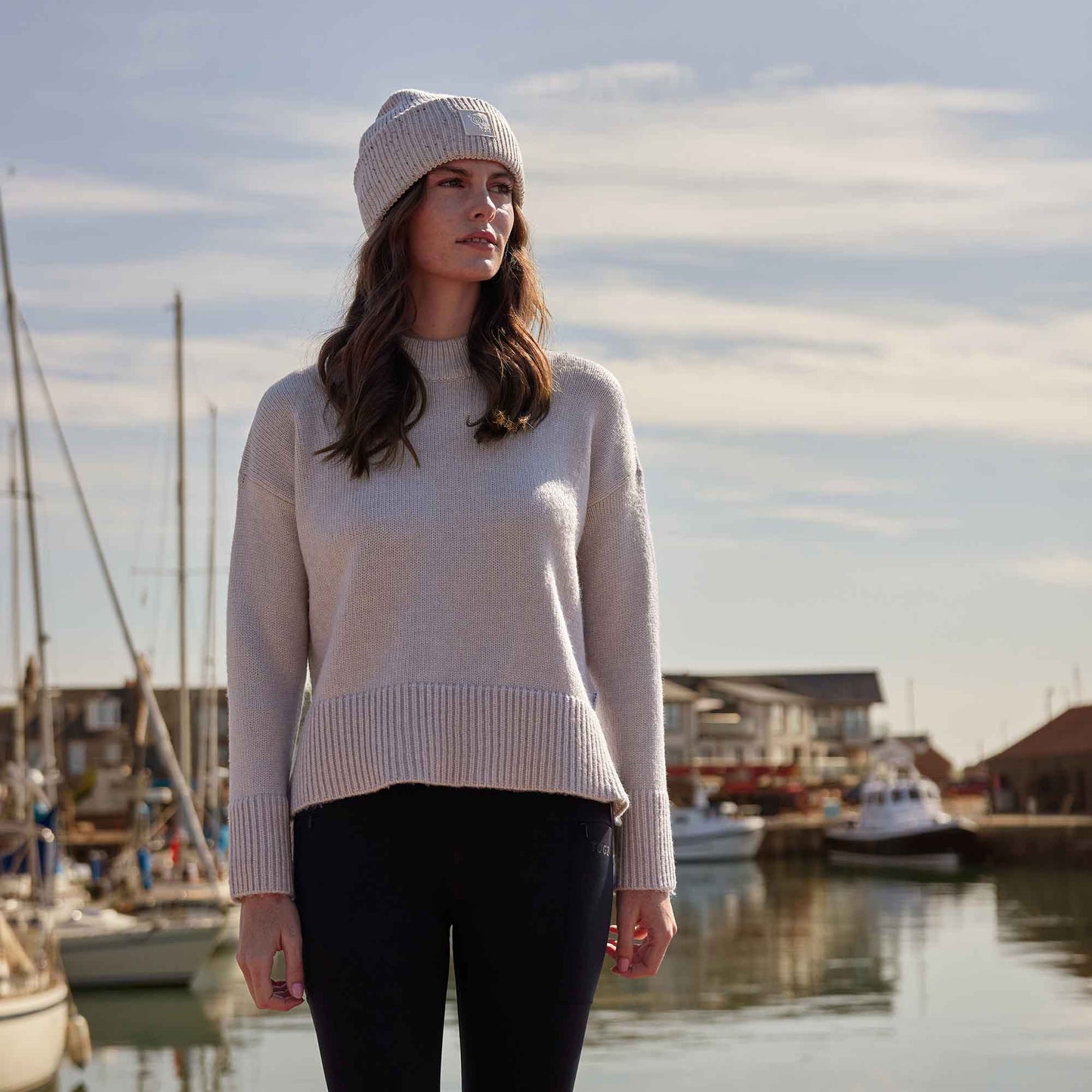 Bree Womens Supersoft Knitted Jumper - Lavender Grey