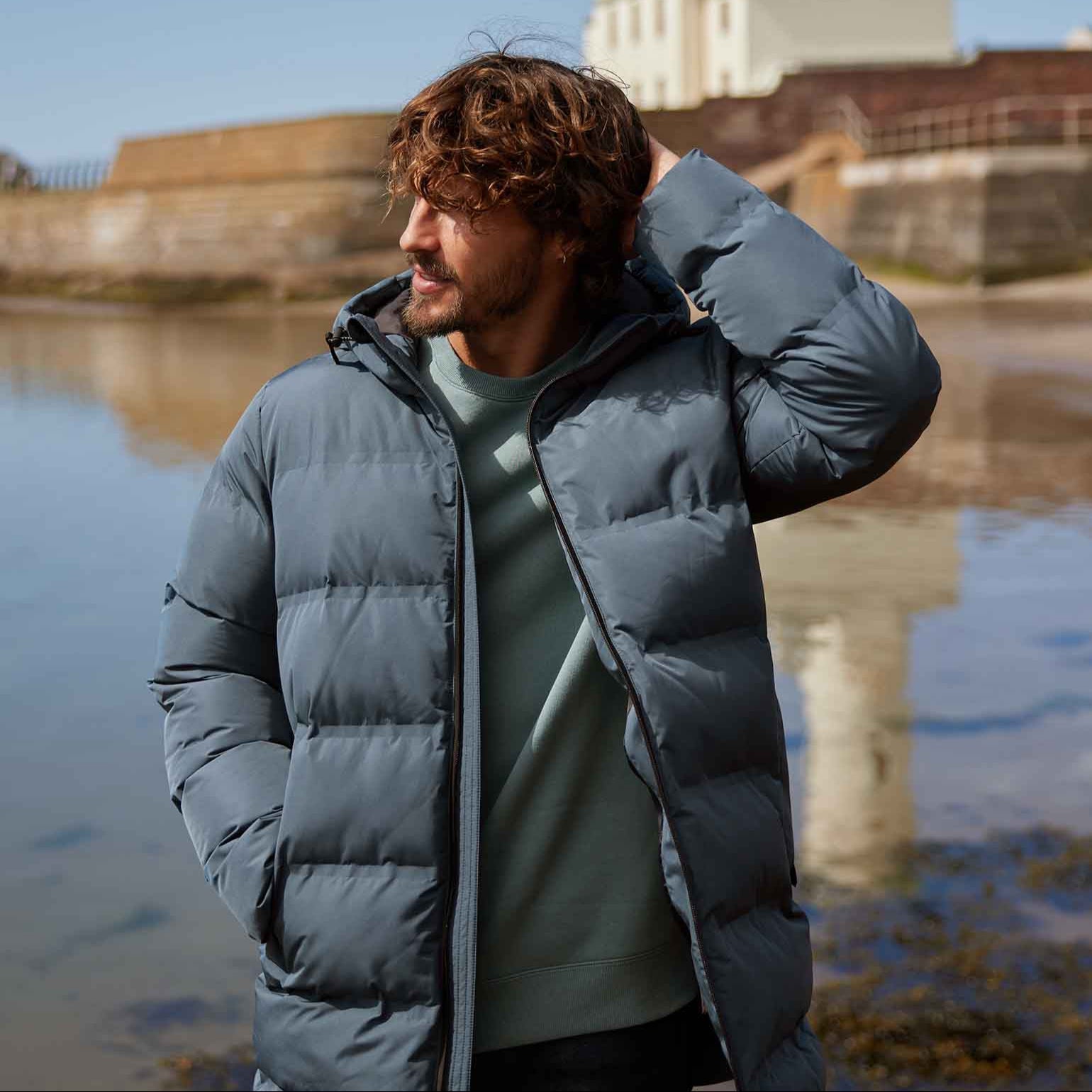 Brinkley Mens Parka - Graphite