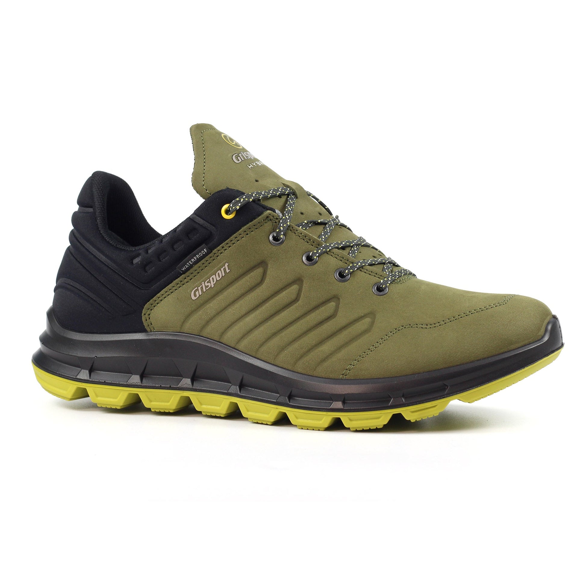 Grisport Motion Waterproof Walking Shoe - Olive