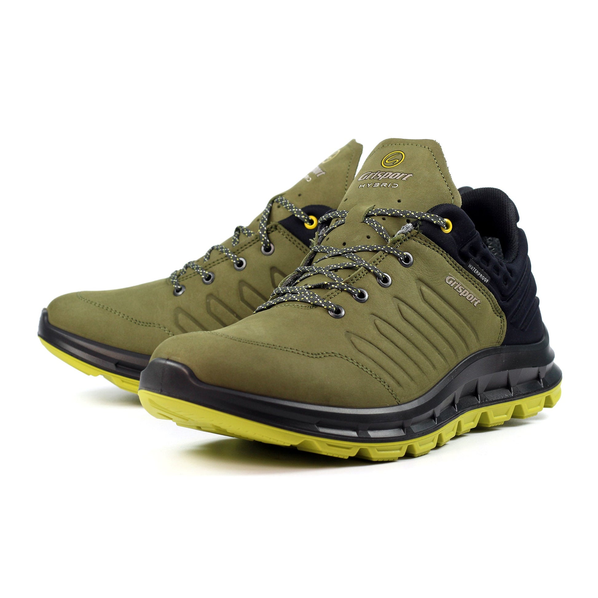 Grisport Motion Waterproof Walking Shoe - Olive