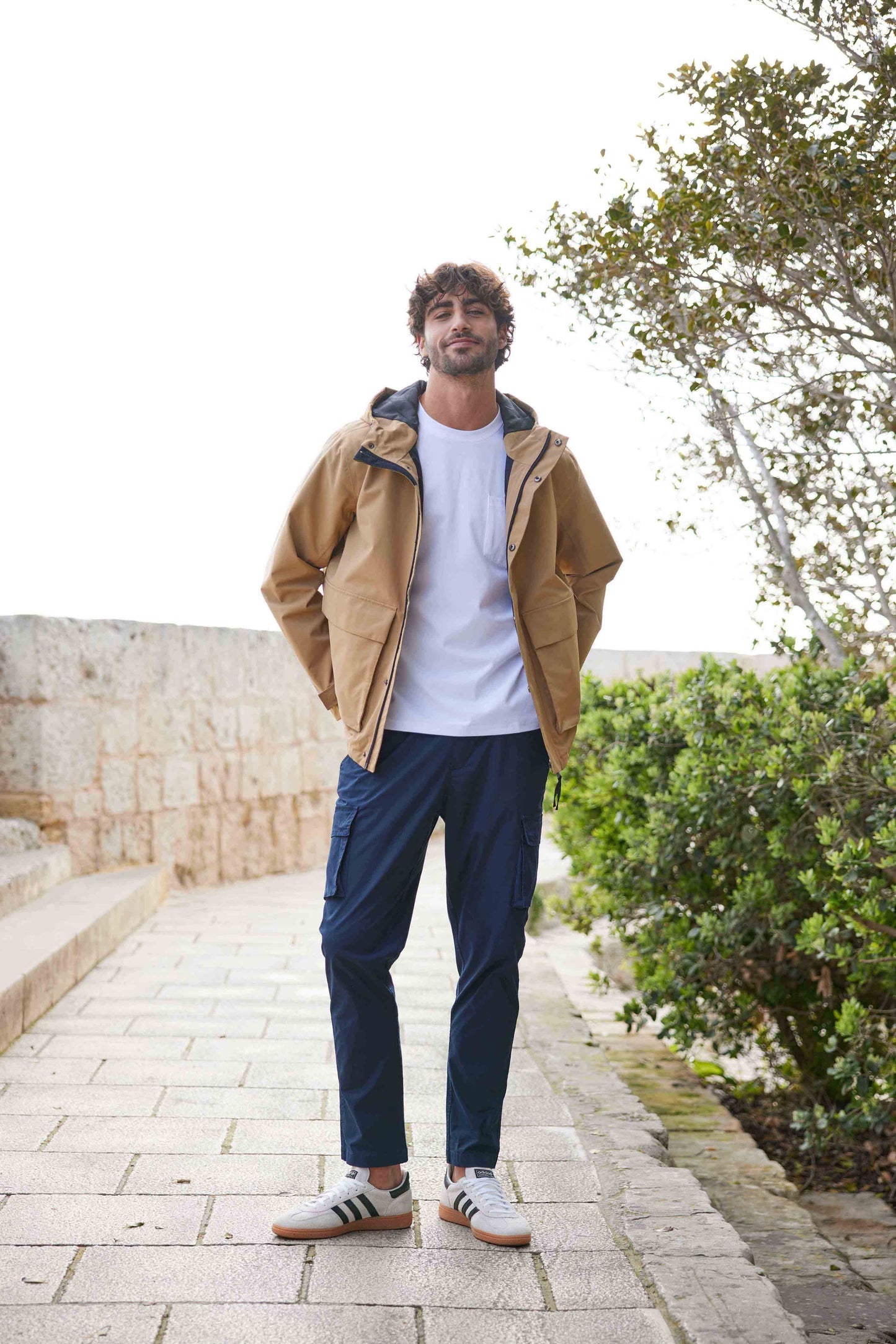 Cason Mens Waterproof Jacket - Walnut