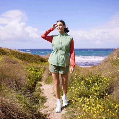 Cassly Womens Insulated Gilet - Pistachio