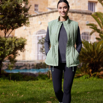 Cassly Womens Insulated Gilet - Pistachio