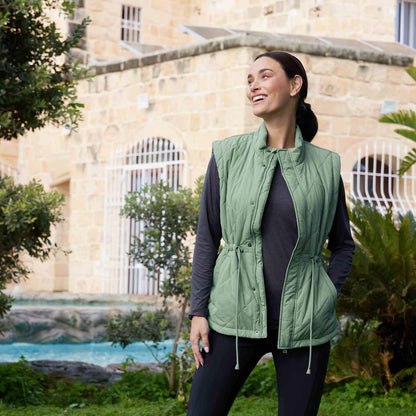Cassly Womens Insulated Gilet - Pistachio
