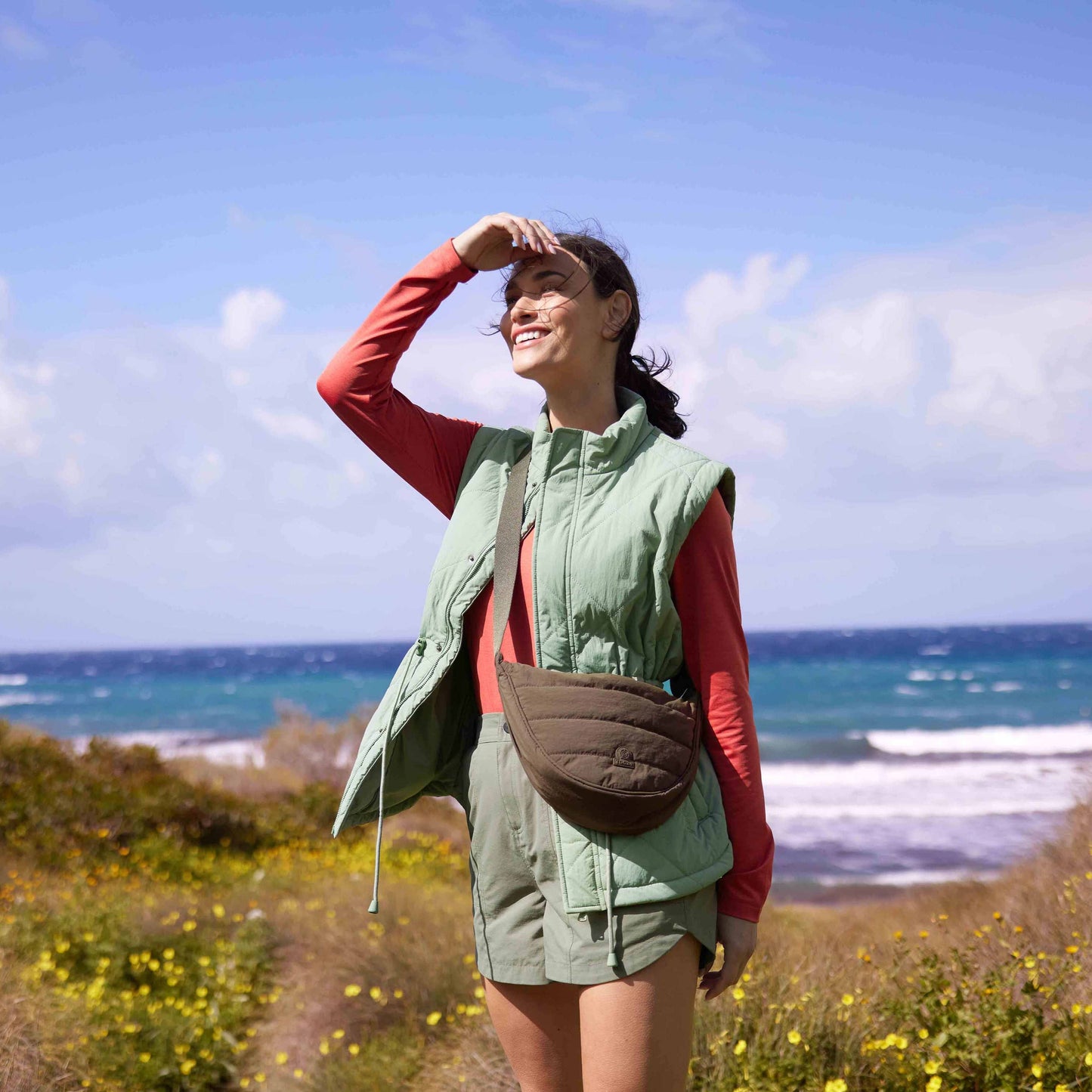 Cassly Womens Insulated Gilet - Pistachio