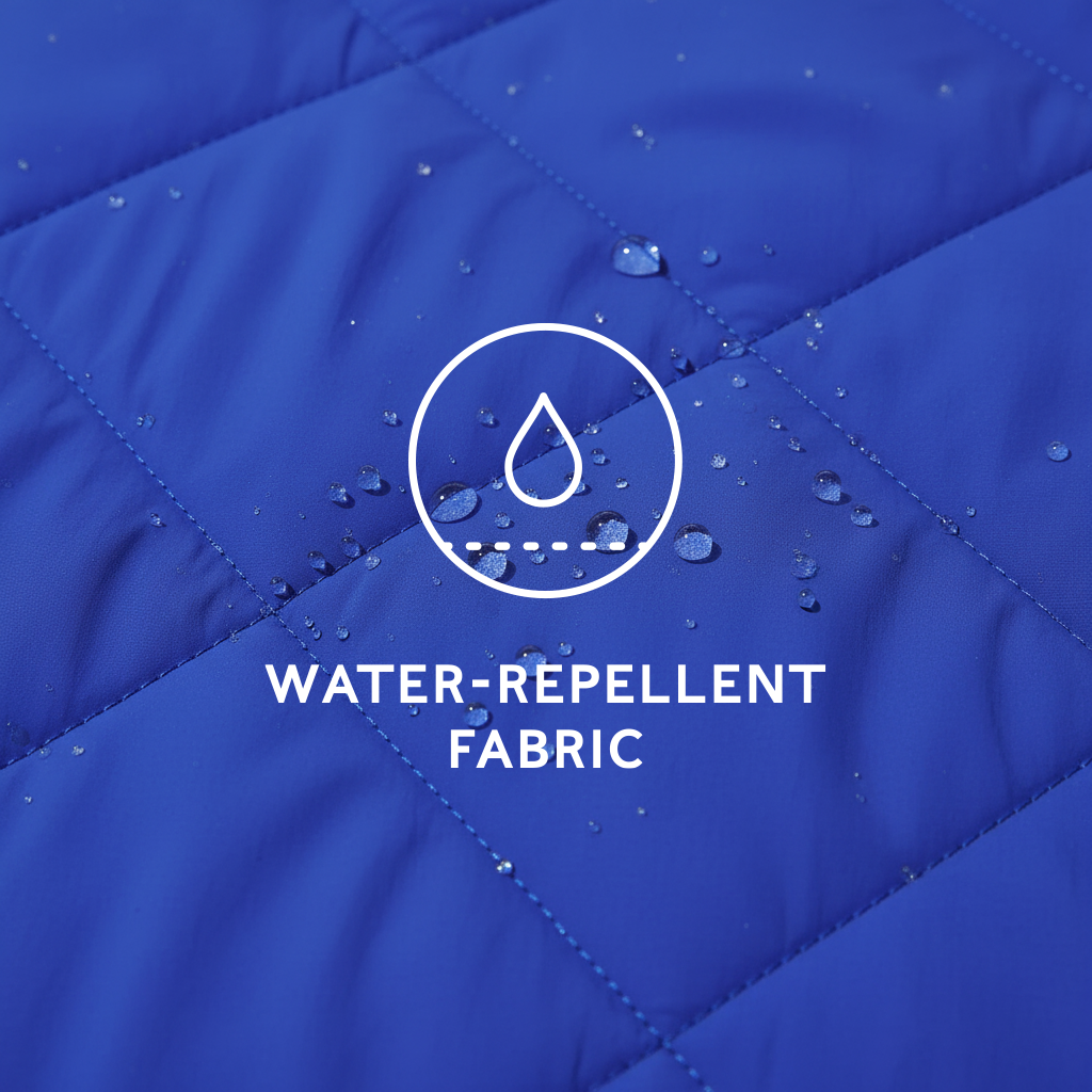 Cirnan Womens Shower Resistant Insulated Packaway Jacket - Ultra Marine