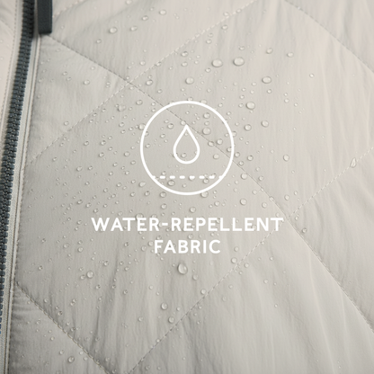 Corlae Womens Oversized Shower Resistant Insulated Jacket - Warm Cloud