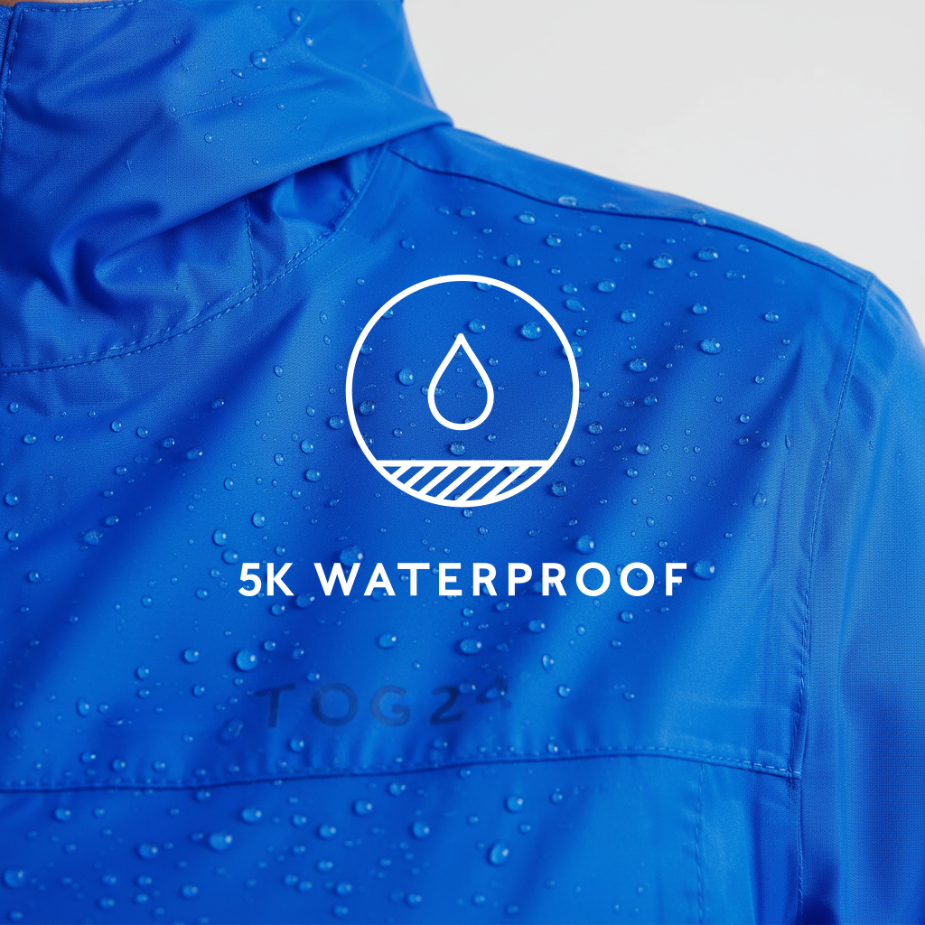 Craven Womens Waterproof Packaway Jacket - Ultra-Marine Blue