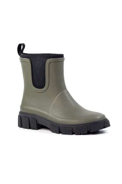 Lazy Dogz Lake Short Waterproof Wellington - Olive