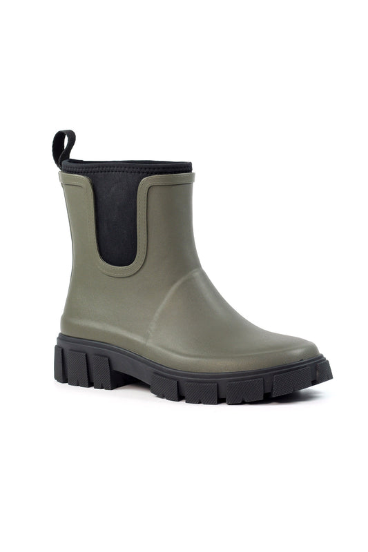 Lazy Dogz Lake Short Waterproof Wellington - Olive