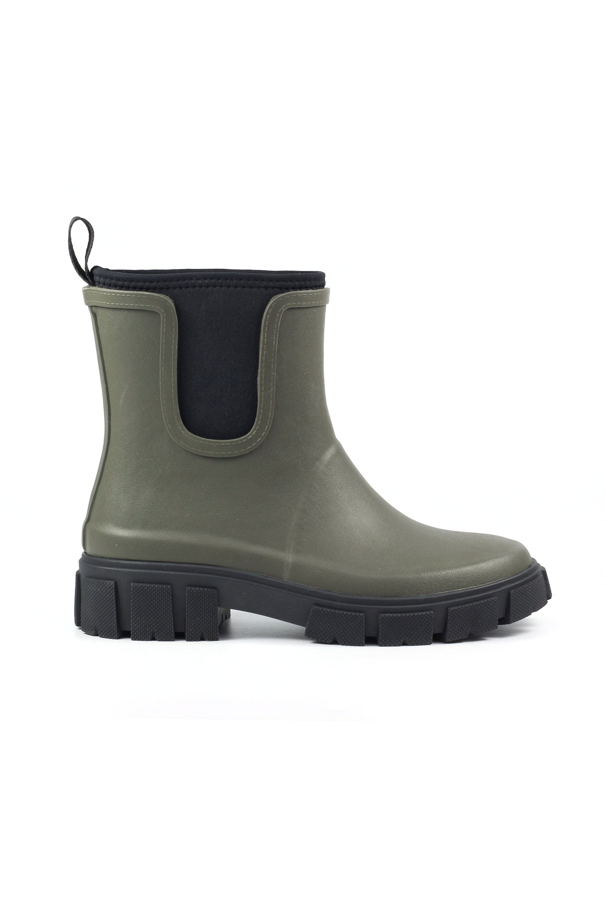 Lazy Dogz Lake Short Waterproof Wellington - Olive