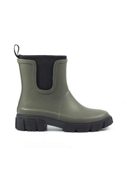 Lazy Dogz Lake Short Waterproof Wellington - Olive
