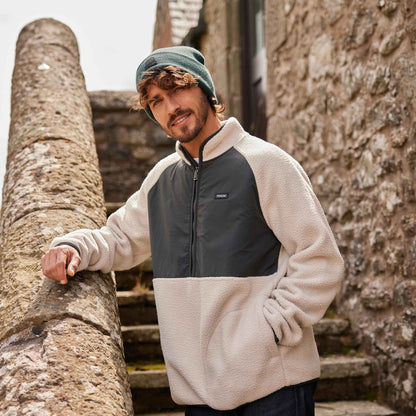 Eldon Mens Sherpa Fleece - Warm Cloud