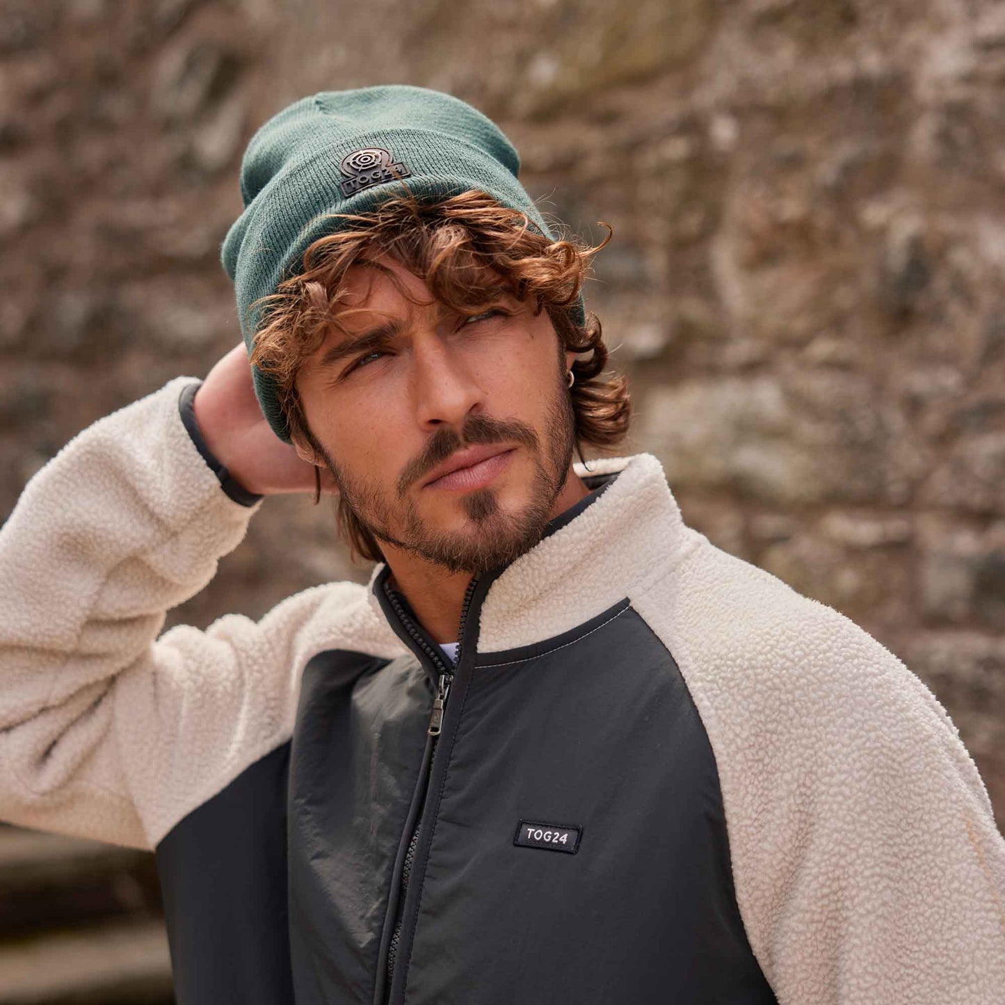 Eldon Mens Sherpa Fleece - Warm Cloud