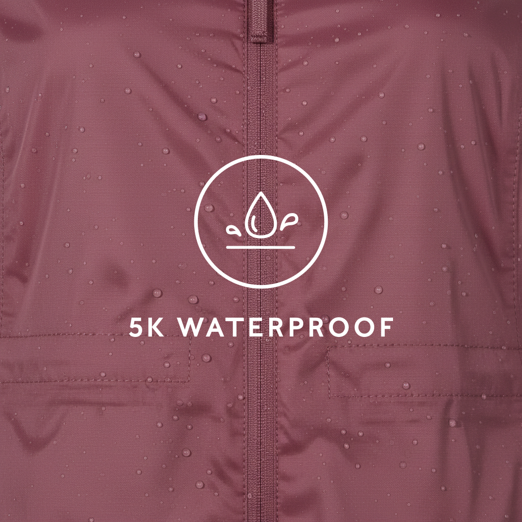 Kilnsey Womens Waterproof Jacket - Black Raspberry