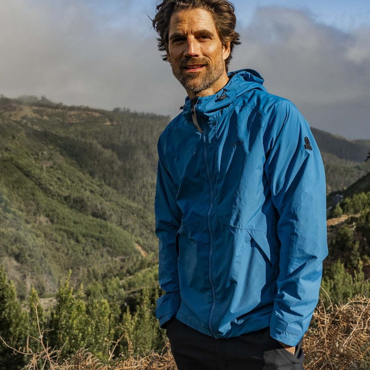 Brigsteer Mens Waterproof Jacket - Peacock Blue