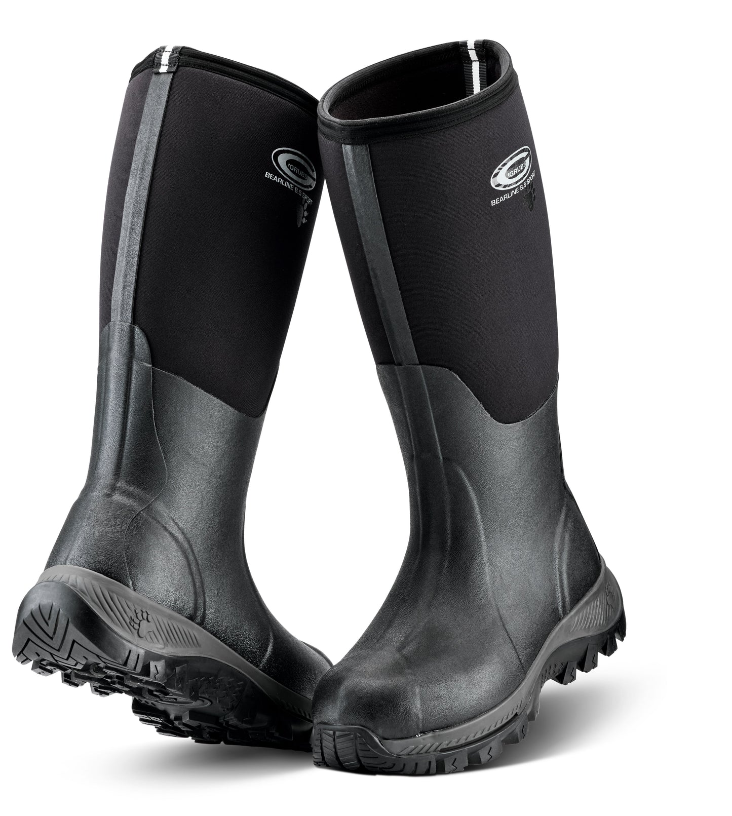 Grubs Boots Bearline 8.5 Unisex Wellington - Black