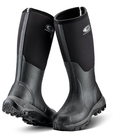 Grubs Boots Bearline 8.5 Unisex Wellington - Black