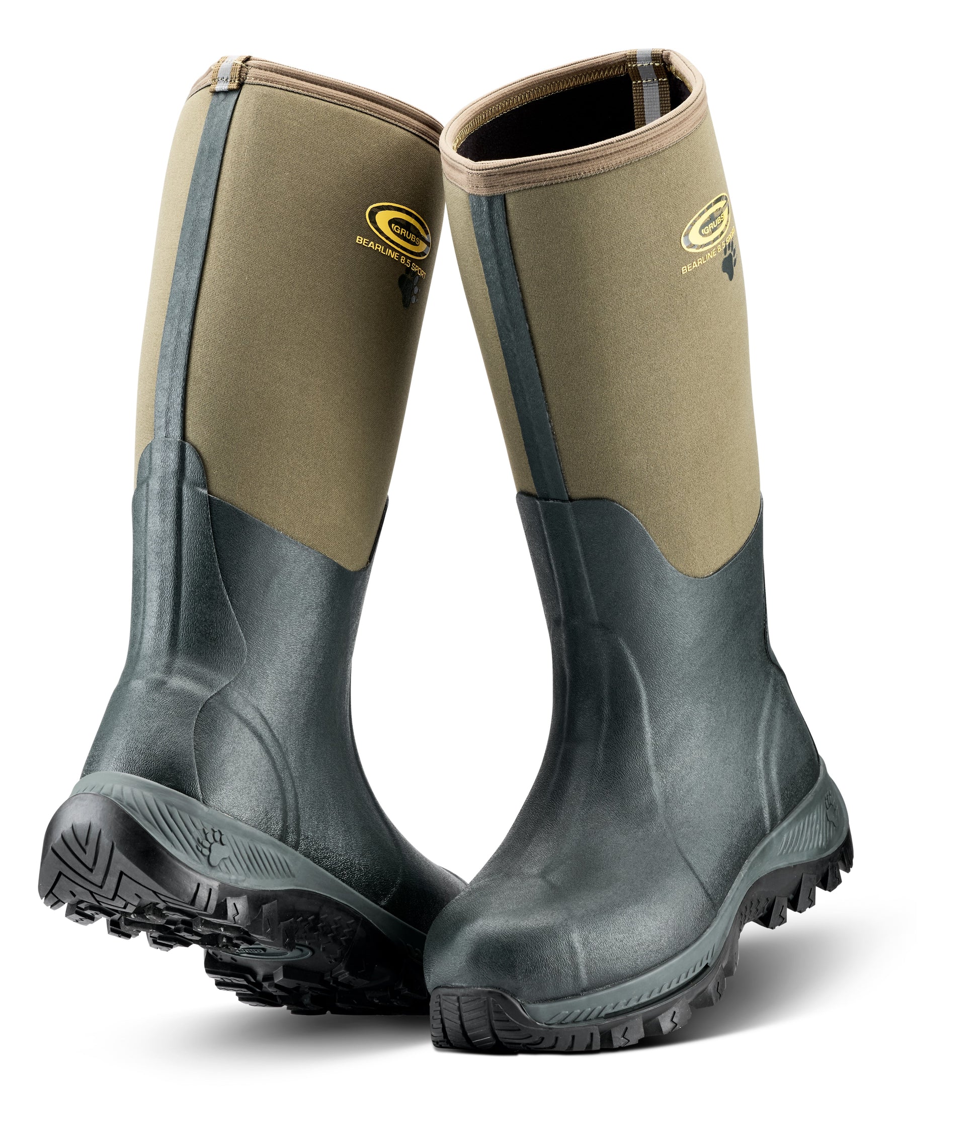 Grubs Boots Bearline 8.5 Unisex Wellington - Green