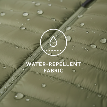 Gibson Mens Insulated Padded Jacket - Khaki